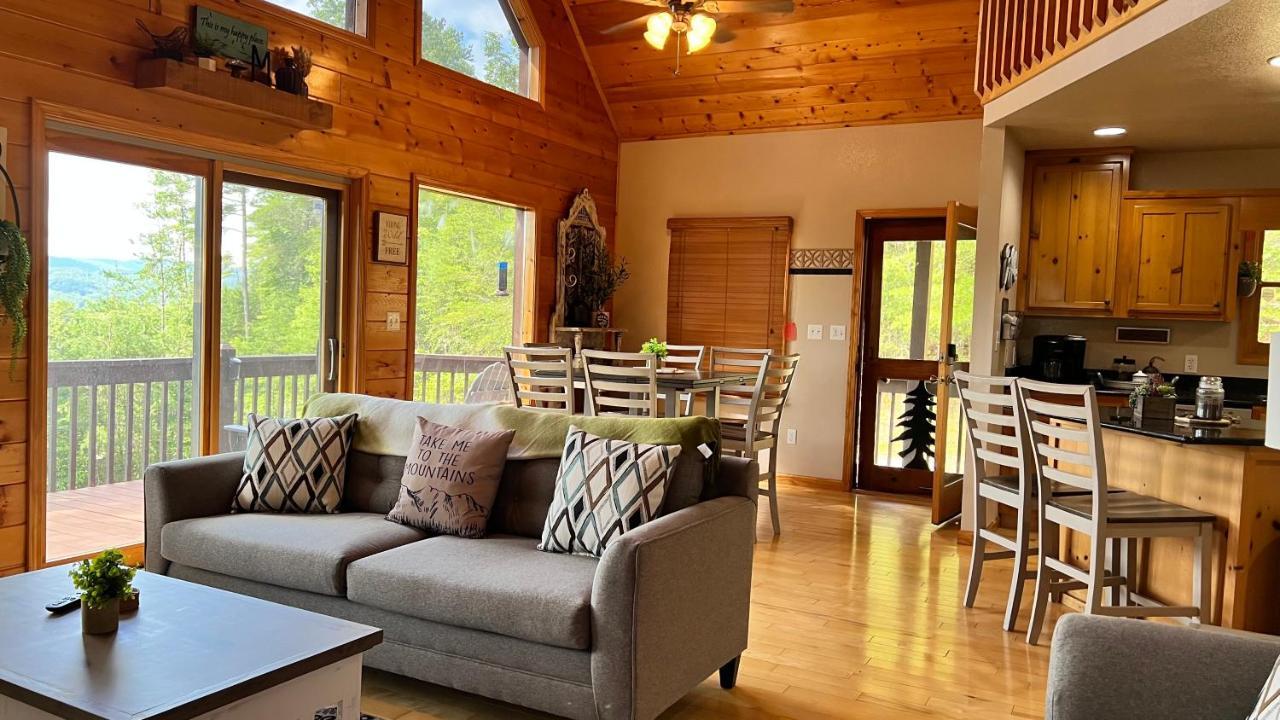 Mistletoe Cabin- Private Cabin W Views, Hottub, Pet Friendly Murphy Luaran gambar